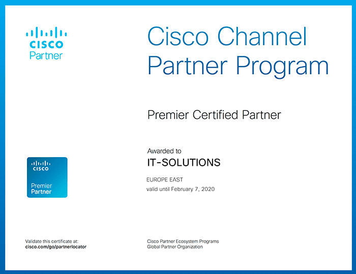 Cisco Premier Certified Partner